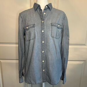 J. Crew Light Blue Casual Button Down Shirt